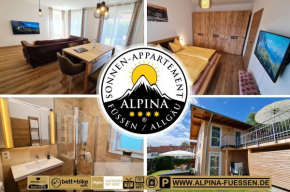 Alpina Sonnen-Appartements Füssen incl XL-Sonnen-Terrasse & Königscard